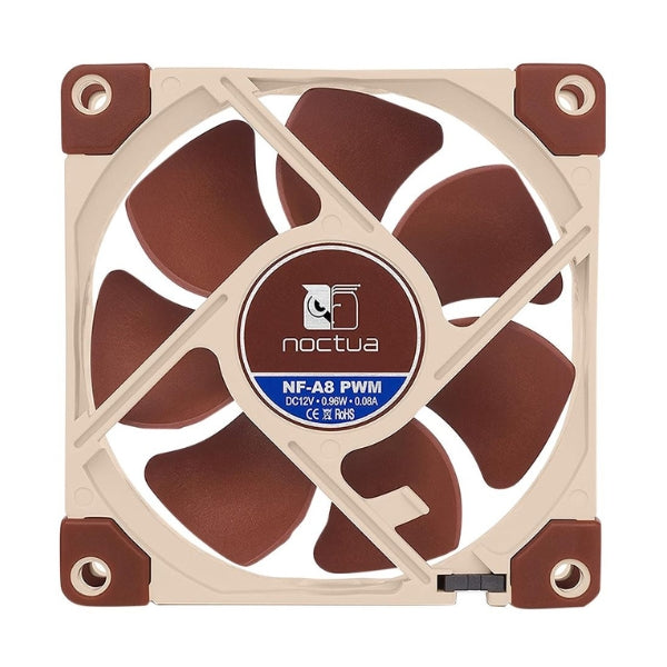 Fan-Cooler-Noctua-NF-A8-PWM-SSO2-Bearing-80mm-Marrón