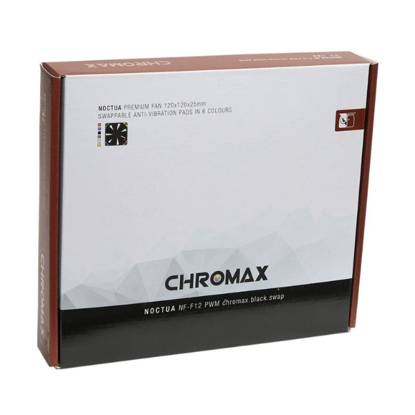 Fan-Cooler-Noctua-NF-F12-PWM-chromax,black,swap-SSO2-Bearing-120mm-Negro