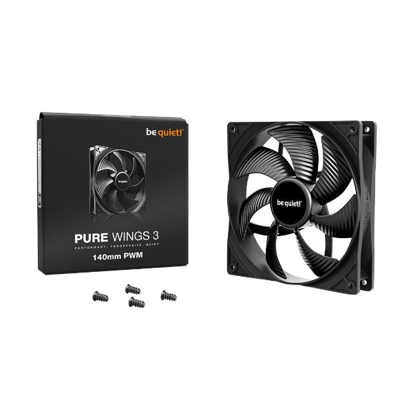 Fan-Cooler-be-quiet-PURE-WINGS-3-Rifle-Bearing-140mm-Negro