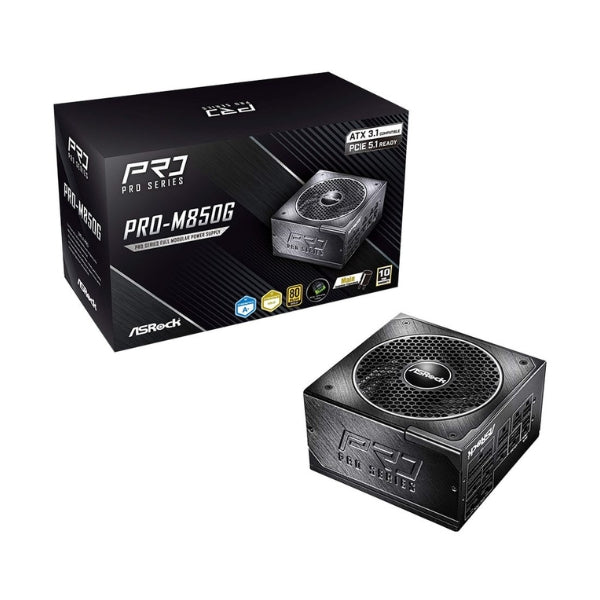 Fuente-de-Poder-ASRock-PRO-M850G-850W-80-PLUS-Gold-Modular-ATX