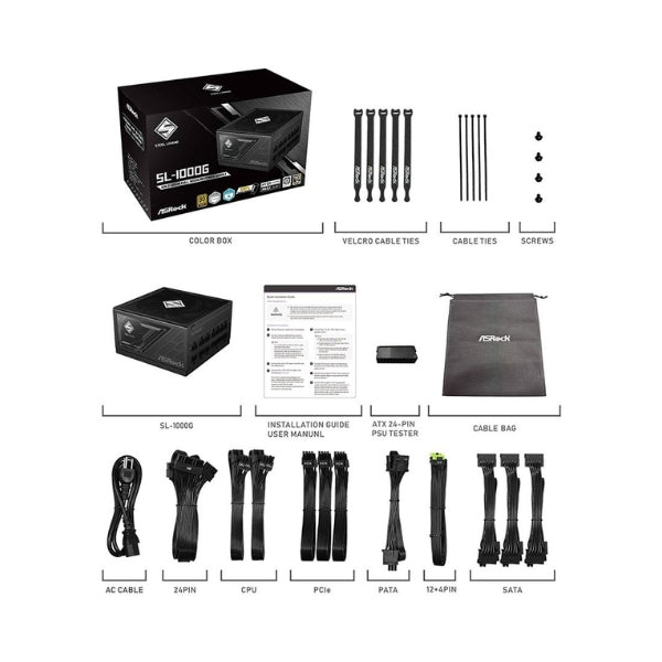 Fuente-de-Poder-ASRock-SL-1000G-1000W-80-PLUS-Gold-Modular-ATX