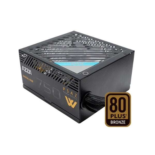 Fuente de Poder AZZA 750W - 80 PLUS Bronze - No Modular - ATX