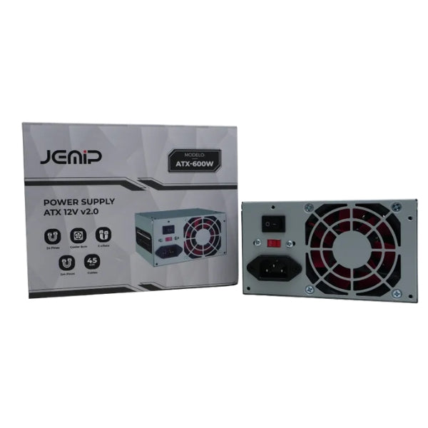 Fuente de Poder JEMIP Office ATX-600W