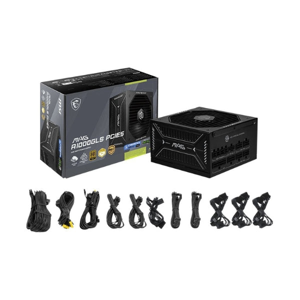 Fuente-de-Poder-MSI-MAG-A1000GLS-PCIE5-1000W-80-PLUS-Gold-Modular-ATX