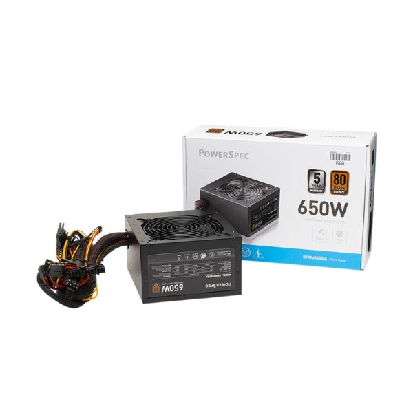 Fuente-de-Poder-PowerSpec-CW-650W-80-PLUS-Bronze-Non-Modular-ATX-White