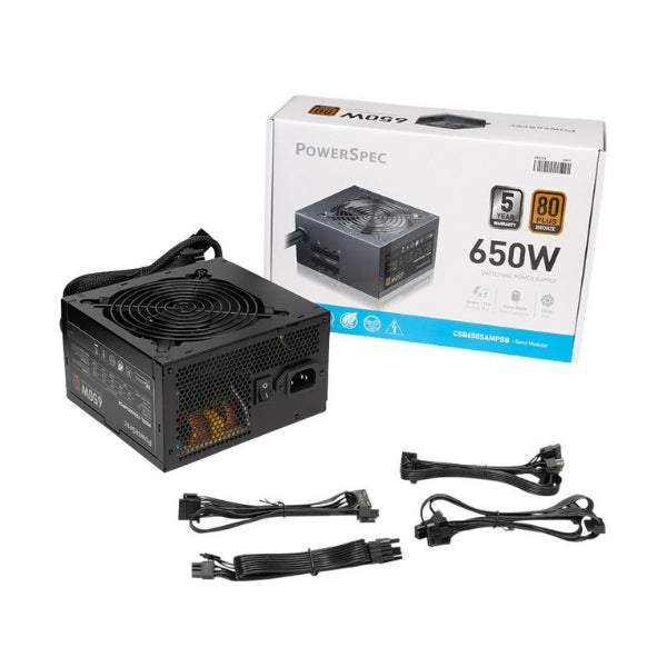 Fuente-de-Poder-PowerSpec-CW-650W-80-PLUS-Bronze-Semi-Modular-ATX