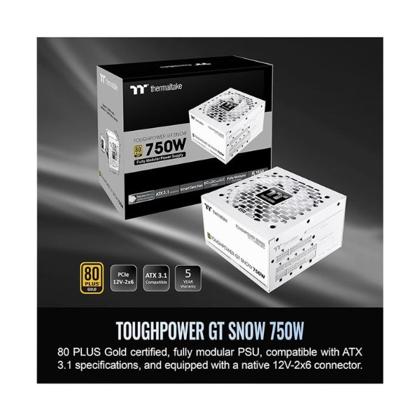 Fuente-de-Poder-Thermaltake-Toughpower-GT-Snow-750W-80-PLUS-Gold-Modular-ATX-White
