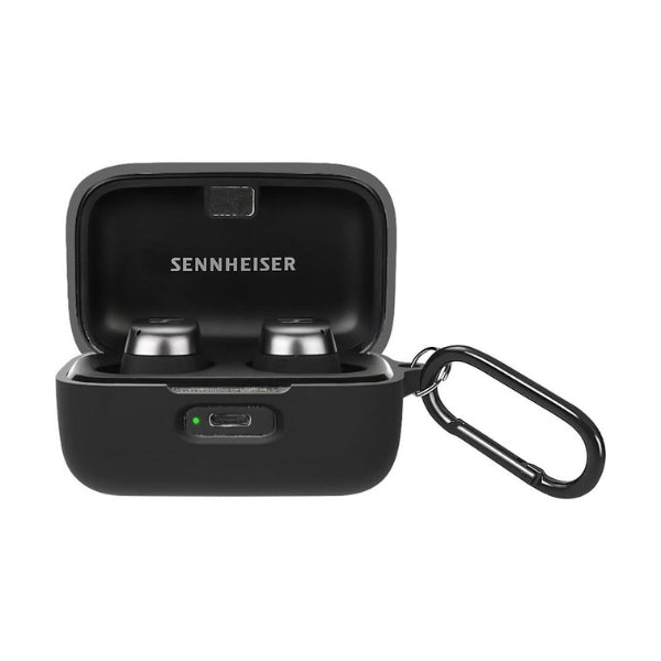 Funda-SaharaCase-Venture-Series-Silicone-Case-for-Sennheiser-MOMENTUM-True-Wireless-4-Headphones-Black