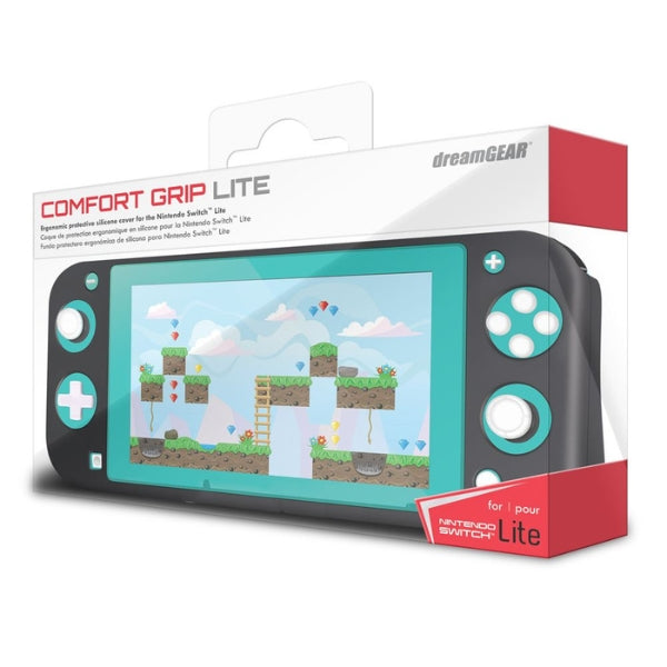 Funda de silicona Comfort Grip Lite para Nintendo Switch Lite con agarre ergonómico - DGSWL-6531 - Negro