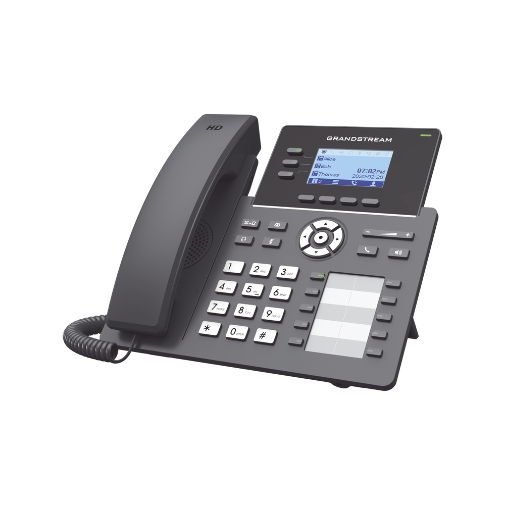 Teléfono IP Grandstream GRP2604P 3 Líneas SIP 6 Cuentas SIP PoE