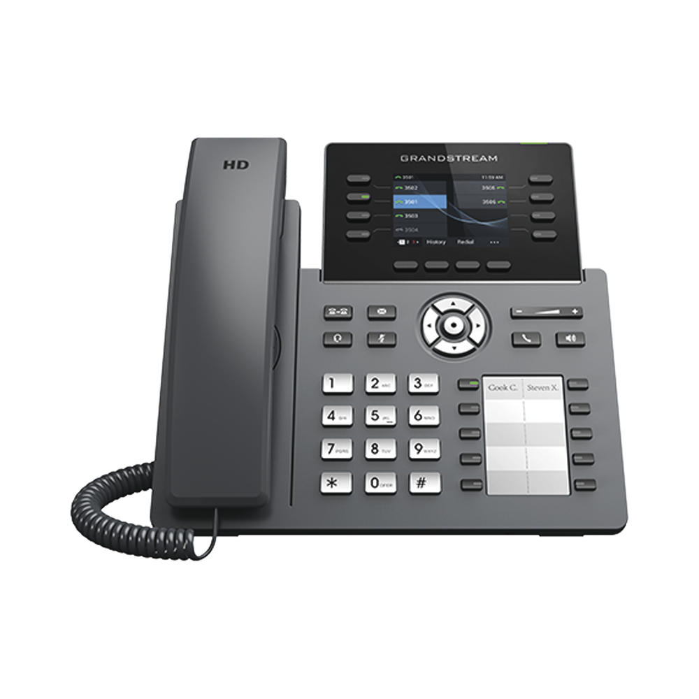 Teléfono IP Grandstream GRP2634 8 Líneas SIP 4 Cuentas SIP 2.8" WiFi PoE