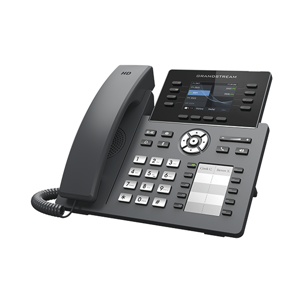 Teléfono IP Grandstream GRP2634 8 Líneas SIP 4 Cuentas SIP 2.8" WiFi PoE