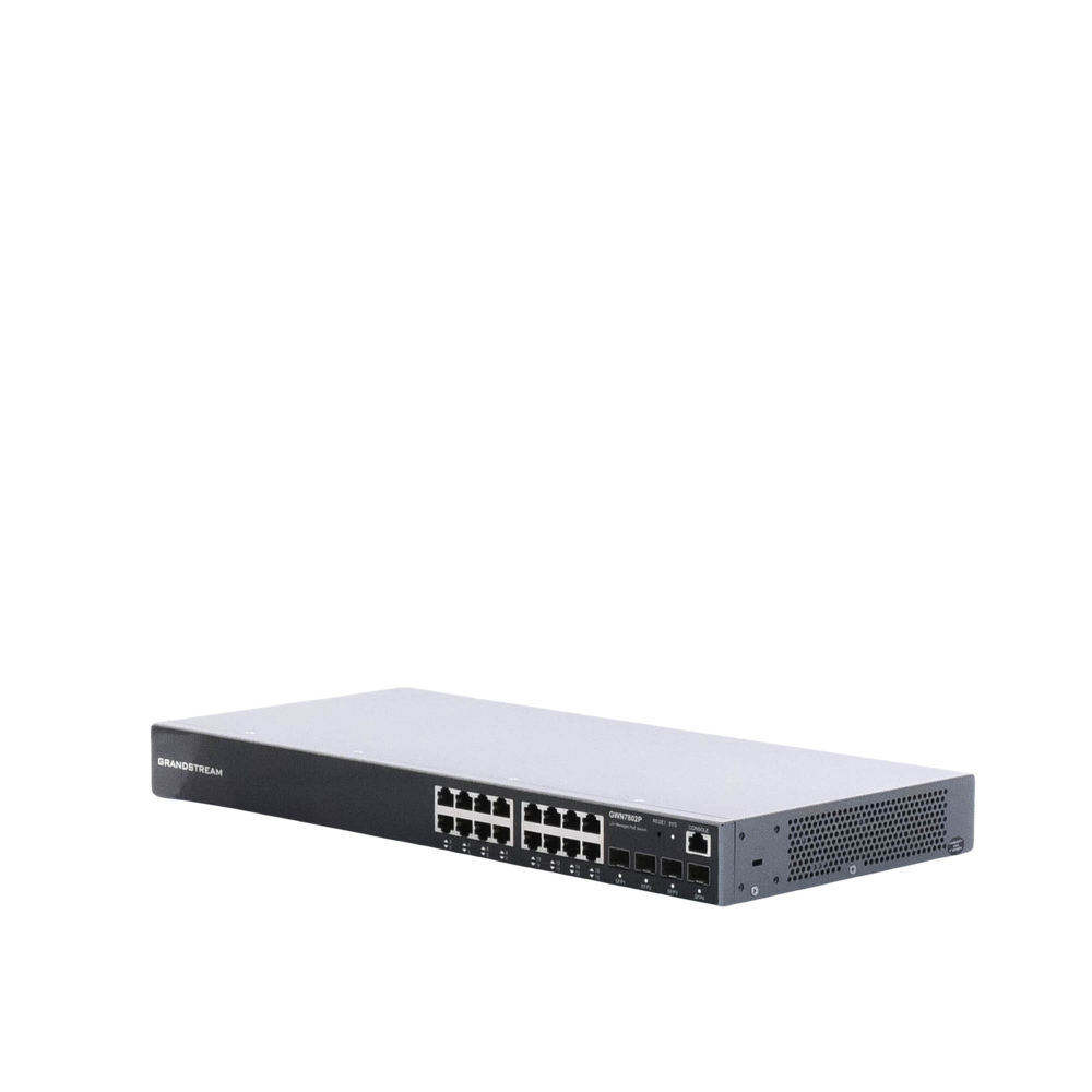 Switch Grandstream GWN7802P 16 Puertos PoE+ Gigabit