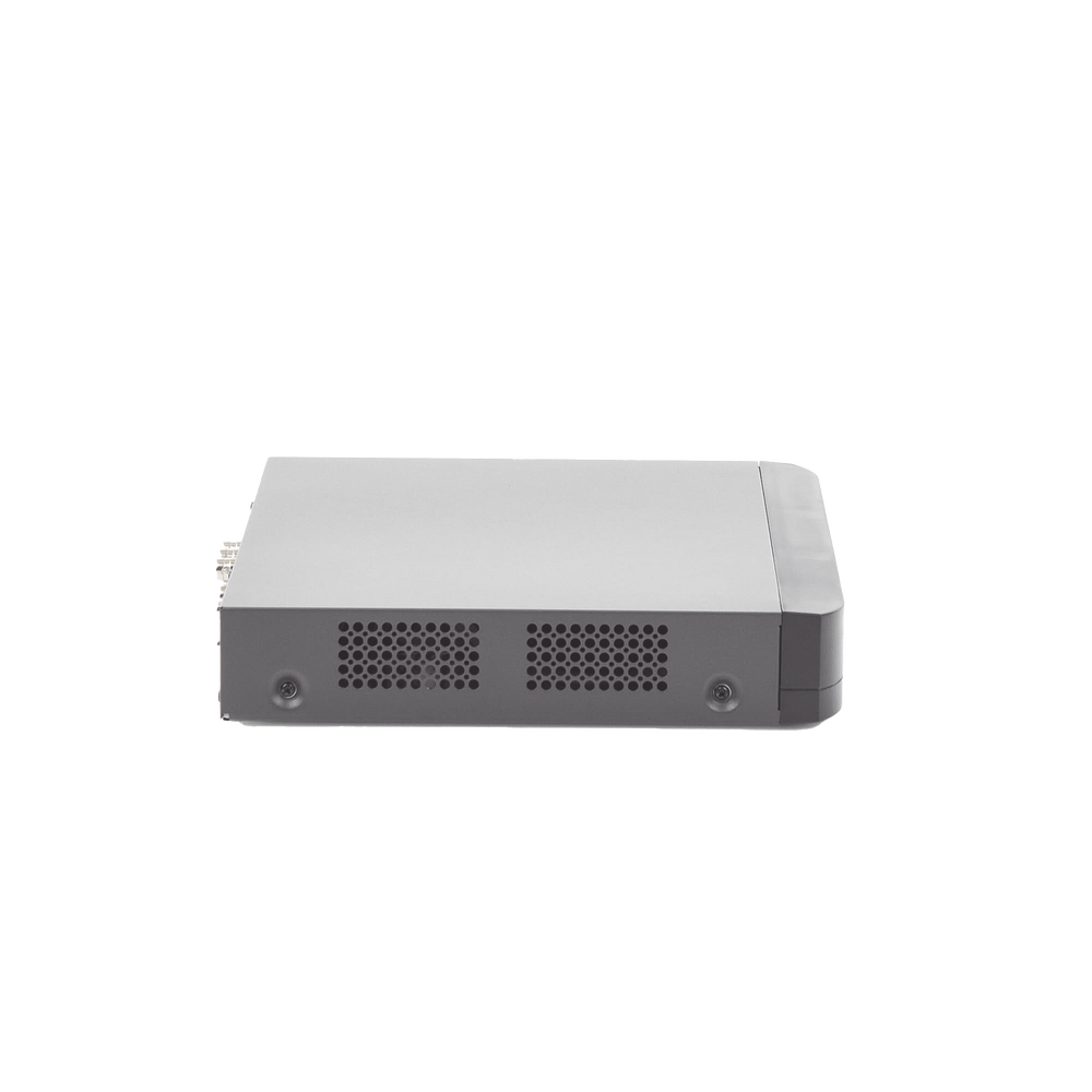 DVR Hikvision - (ACUSENSE - Evita Falsas Alarmas) DVR 4 Megapixel - 4 Canales TURBOHD + 2 Canales IP - 1 Bahía de Disco 