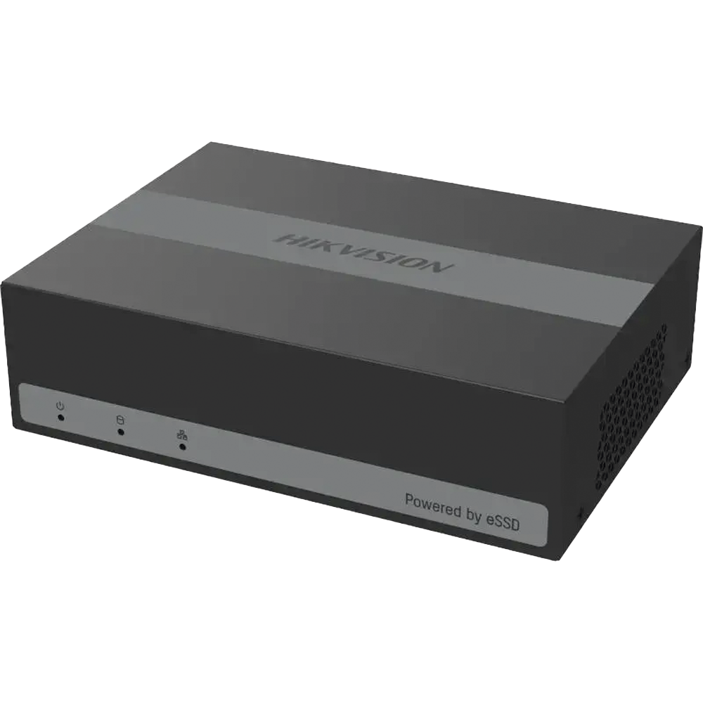 DVR Hikvision - (ACUSENSE - 4 Canales TURBOHD + 2 Canales IP - 1 Bahía de SSD - Audio Por Coaxitrion - IDS-E04HQHI-D