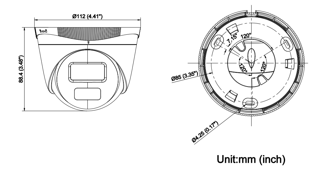 Cámara de Seguridad HiLook by Hikvision - HiLook Series - Turret IP 2 Megapixel - 30 mts IR - Exterior IP67 - IPC-T221H(