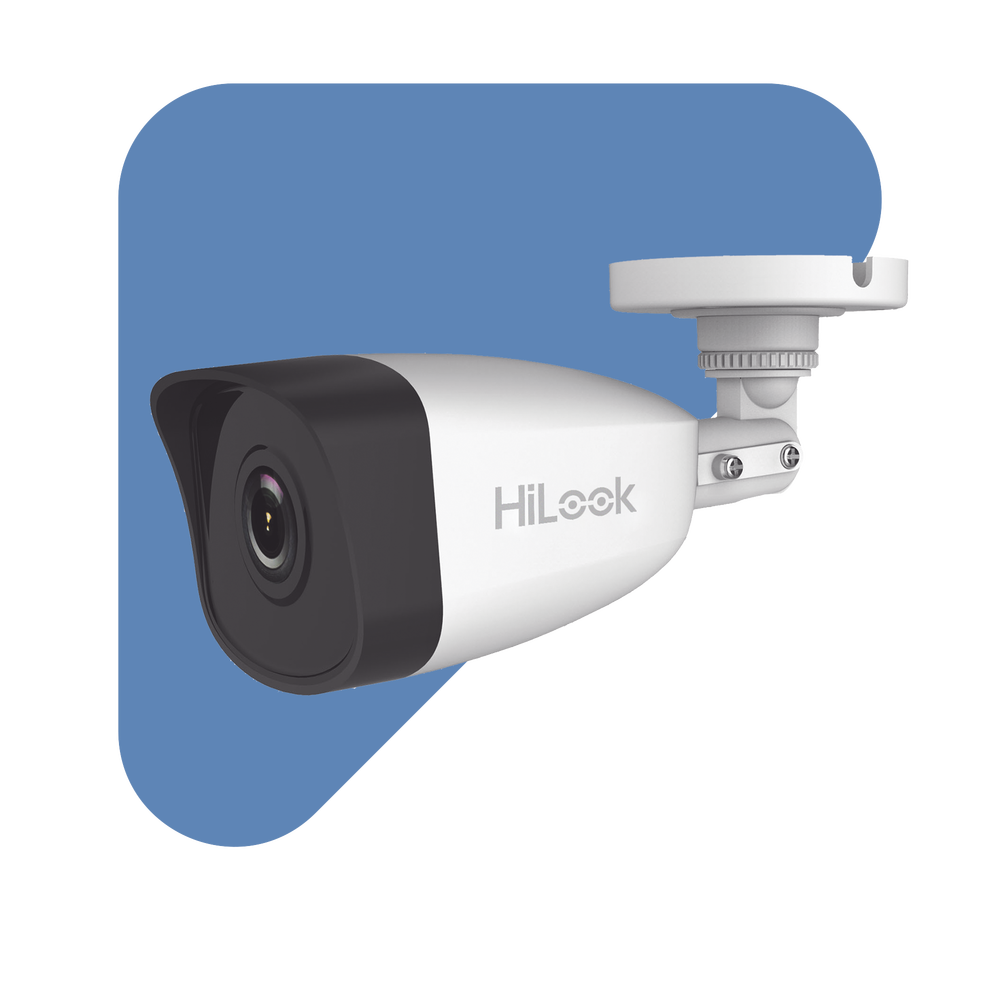 Cámara de Seguridad HiLook by Hikvision - HiLook Series - Bala IP 4 Megapixel - 30 mts IR - Exterior IP67 - IPC-B140H(C)