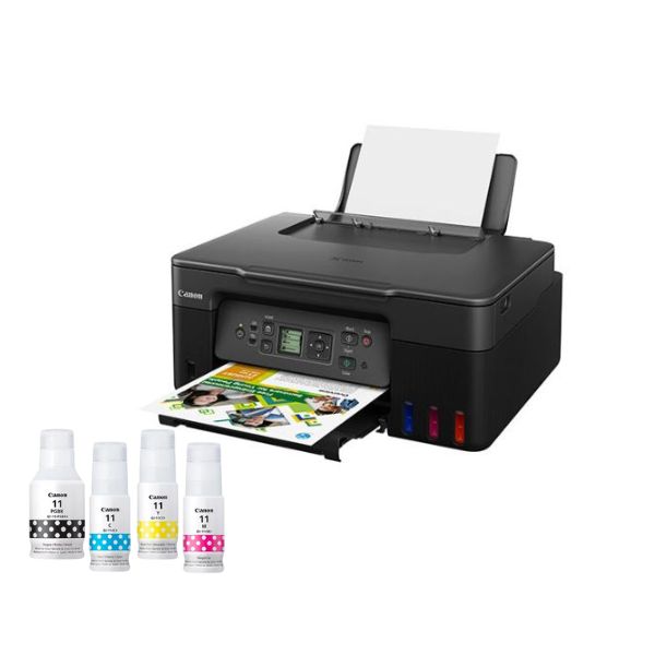 Impresora Multifuncional Canon G3170 WiFi Tinta continua, imprime diferntes tipos de papel fotografico, sobres