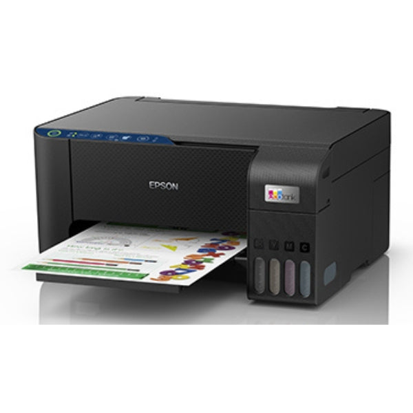Impresora Multifuncional - Epson - EcoTank L3251 - 3 en 1 - Inalámbrica - Wi-Fi - Wi-Fi Direct - Sistema de Tanque de Tinta - USB - Negro