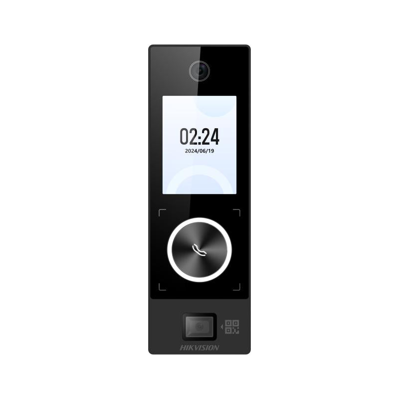 Control de Acceso Hikvision - Terminal de Acceso Facial Serie Value - Pantalla 2.4 Pulgadas TFT - 2MP Lente Gran Angular