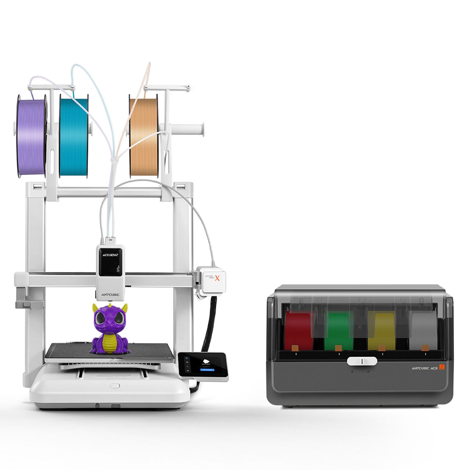 Impresora 3D Anycubic Kobra X Combo Volumen 260x260x260 mm — vista 3
