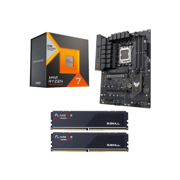 Kit-PC-AMD-Ryzen-7-7800X3D+ASUS-B650E-TUF-Gaming+G-Skill-Flare-X5-32GB-DDR5-6000