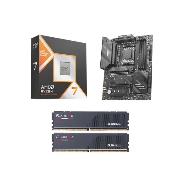 Kit-PC-AMD-Ryzen-7-9800X3D+MSI-X670E-MAG-Tomahawk-WiFi+G-Skill-Flare-X5-32GB-DDR5-6000