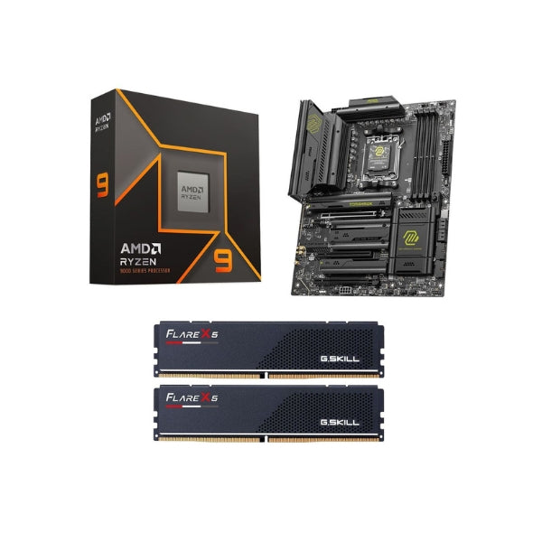 Kit-PC-AMD-Ryzen-9-9900X+MSI-X870E-MAG-Tomahawk-WiFi+G-Skill-Flare-X5-32GB-DDR5-6000