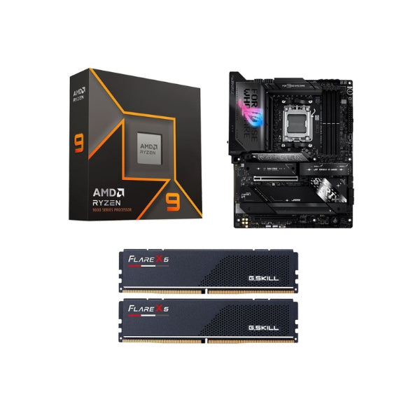 Kit-PC-AMD-Ryzen-9-9900X+Tarjeta-Madre-ASUS-X870E-E-ROG-Strix-Gaming-WiFi+Memoria-RAM-G-Skill-Flare-X5-Series-32GB-DDR5-6000-MHz