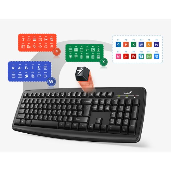 Teclado best sale genius 8100