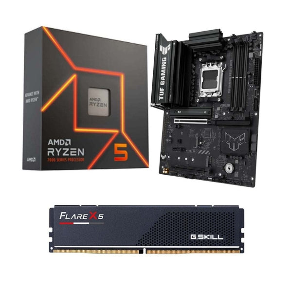 Kit-para-PC-Procesador-AMD-Ryzen-5-7600X-6-Núcleos-4,7GHz-32MB-Cache-Tarjeta-Madre-ASUS-B850E-TUF-Gaming-WiFi-AM5-DDR5-ATX-Memoria-RAM-G,Skill-16GB-DDR5-6000-Black