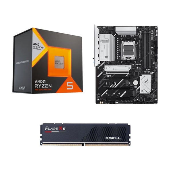 Kit-para-PC-Procesador-AMD-Ryzen-5-7600X3D-6-Núcleos-4,1GHz-96MB-Cache-Tarjeta-Madre-ASUS-B650E-MAX-Gaming-WiFi-Socket-AM5-DDR5-ATX-Memoria-RAM-G,Skill-Flare-X5-16-GB-DDR5-6000-Black