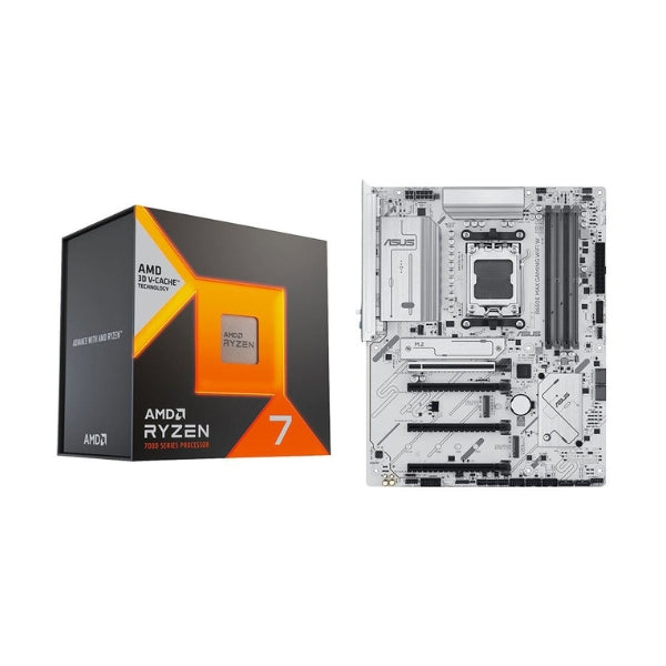 Kit-para-PC-Procesador-AMD-Ryzen-7-7800X3D-8-Núcleos-4,2GHz-96MB-Cache-Tarjeta-Madre-ASUS-B650E-MAX-Gaming-WiFi-White-Socket-AM5-DDR5-ATX