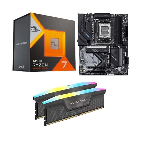 Kit-para-PC-Procesador-AMD-Ryzen-7-7800X3D-8-Núcleos-4,2GHz-96MB-Cache-Tarjeta-Madre-GIGABYTE-X870-Gaming-WiFi6-Socket-AM5-DDR5-ATX-Memoria-RAM-Corsair-Vengeance-RGB-32-GB-DDR5-6000-Black