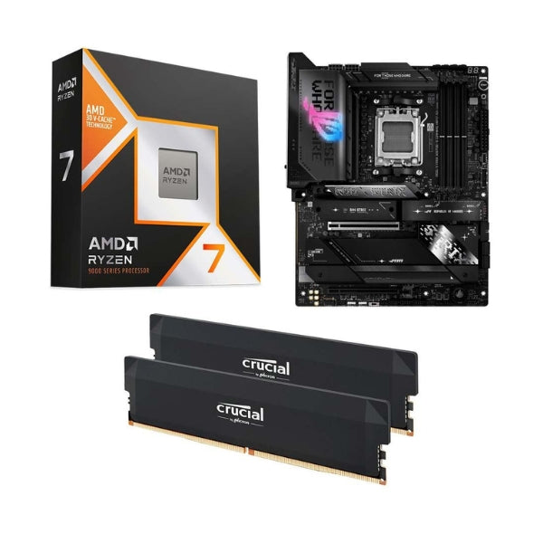 Kit-para-PC-Procesador-AMD-Ryzen-7-9850X3D-8-Núcleos-4,70GHz-96MB-Cache-Tarjeta-Madre-ASUS-X870E-E-ROG-Strix-Gaming-R2-USBC-WiFi-Socket-AM5-DDR5-ATX-Memoria-RAM-32-GB-DDR5