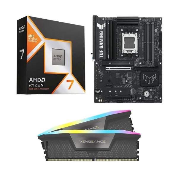 Kit-para-PC-Procesador-AMD-Ryzen-7-9850X3D-8-Núcleos-4,7GHz-96MB-Cache-Tarjeta-Madre-ASUS-B850-E-TUF-Gaming-WiFi-AM5-Memoria-RAM-Corsair-Vengeance-RGB-32GB-DDR5-6000-Black