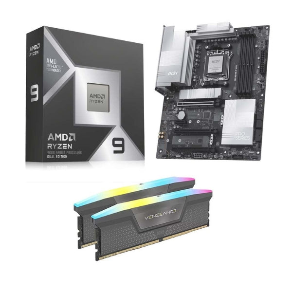Kit-para-PC-Procesador-AMD-Ryzen-9-9950X3D2-16-Núcleos-4,30GHz-192MB-Cache-Tarjeta-Madre-MSI-X870E-P-PRO-WiFi-Socket-AM5-DDR5-ATX-Memoria-RAM-Corsair-Vengeance-RGB-32-GB-DDR5-6000-Black