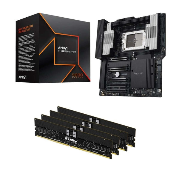 Kit-para-PC-Procesador-AMD-Ryzen-Threadripper-9970X-32-Núcleos-4,00GHz-128MB-Cache-Tarjeta-Madre-ASUS-TRX50-SAGE-Pro-WS-WiFi-A-Socket-sTR5-DDR5-CEB-Memoria-RAM-Kingston-Fury-Renegade-Pro-128-GB-DDR5-5600-ECC-Registered-Black