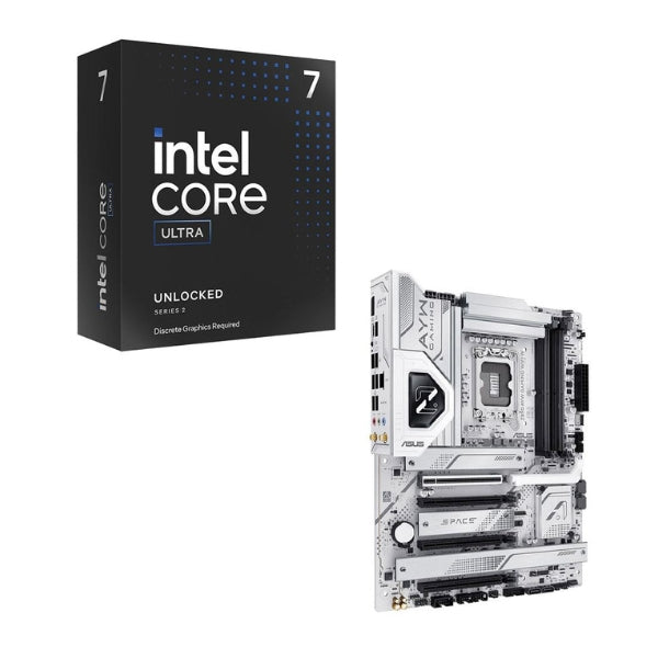 Kit-para-PC:-Procesador-Intel-Core-Ultra-7-265KF-20-Núcleos-3,9GHz-30MB-Cache-Tarjeta-Madre-ASUS-Z890-AYW-Gaming-WiFi-Socket-LGA1851-DDR5-ATX