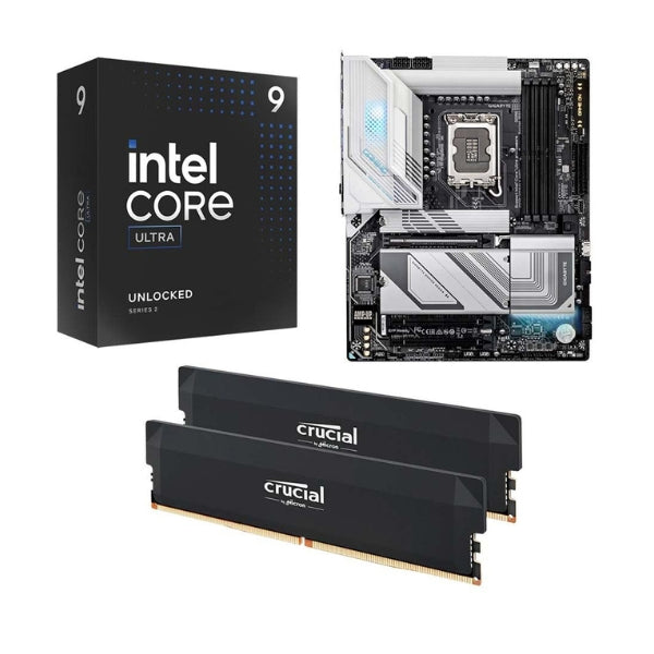 Kit-para-PC-Procesador-Intel-Core-Ultra-9-285K-24-Núcleos-3,70GHz-36MB-Cache-Tarjeta-Madre-GIGABYTE-Z890-Gaming-X-WiFi7-Socket-LGA1851-DDR5-ATX-Memoria-RAM-32-GB-DDR5