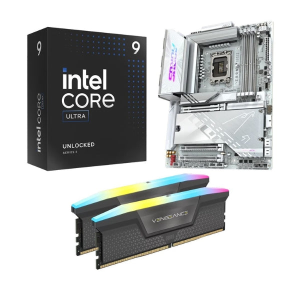 Kit-para-PC-Procesador-Intel-Core-Ultra-9-285K-24-Núcleos-3,7GHz-36MB-Cache-Tarjeta-Madre-GIGABYTE-Z890-Aorus-Pro-Ice-Socket-LGA1851-DDR5-ATX-Memoria-RAM-Corsair-Vengeance-RGB-32-GB-DDR5-6000-Black