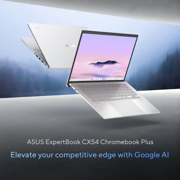Laptop-ASUS-ExpertBook-CX54-Chromebook-Plus-Google-AI-Touchscreen-Intel-Core-Ultra-5-115U-(4,2GHz)-16-GB-RAM-256-GB-SSD-14-Intel-Graphics-Chrome-OS-Fog-Silver