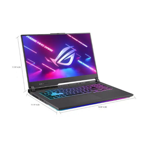 Laptop-ASUS-ROG-Strix-G17-AMD-Ryzen-9-7845HX-(2,5GHz)-64GB-RAM-2TB-SSD-17,3-NVIDIA-GeForce-RTX-4060-Win-11-Pro-Gray