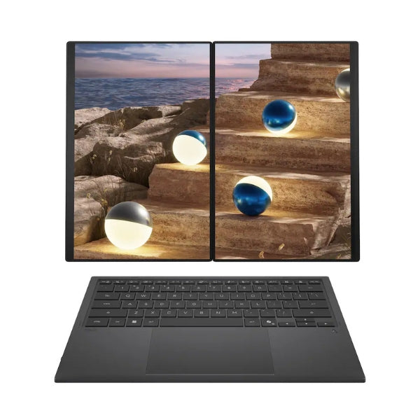 Laptop-ASUS-Zenbook-Duo-Copilot+-PC-Touchscreen-Intel-Core-Ultra-9-386H-(2,1GHz)-32-GB-RAM-1-TB-SSD-14-Intel-Arc-Win-11-Home-Moher-Gray