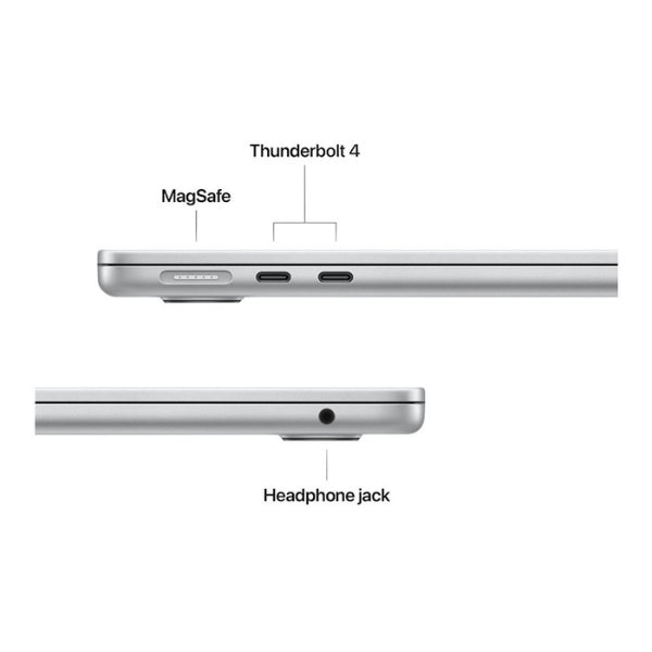 Laptop Apple MacBook Air 13 MDH84LLA Pantalla 13.6 Liquid Retina IPS - M5 - 16GB Memoria - 1TB SSD - 10-Core GPU - Silver