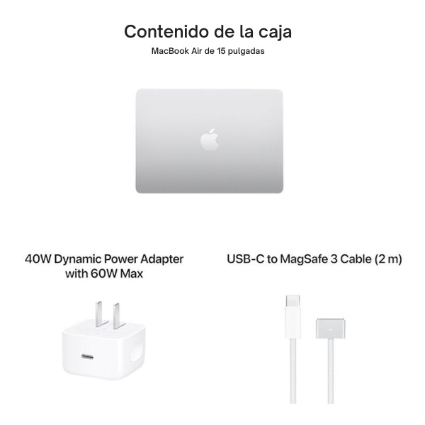 Laptop Apple MacBook Air 13 MDH84LLA Pantalla 13.6 Liquid Retina IPS - M5 - 16GB Memoria - 1TB SSD - 10-Core GPU - Silver