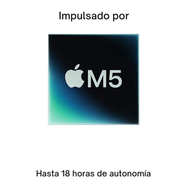 Laptop Apple MacBook Air 15 MDVF4LLA Pantalla 15.3 Liquid Retina IPS - M5 - 24GB Memoria - 1TB SSD - 10-Core GPU - Starlight