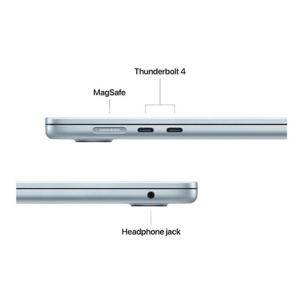Laptop Apple MacBook Air 15.3 MDVQ4LL/A - Apple M5 10-Core - 16GB Unified Memory - 512GB SSD - GPU 10-Core - Sky Blue