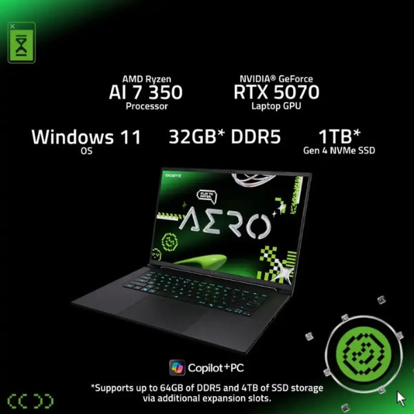 Laptop-GIGABYTE-AERO-X16-AMD-Ryzen-AI-7-350-Series-300-32GB-RAM-1TB-SSD-16-NVIDIA-GeForce-RTX-5070-Space-Gray
