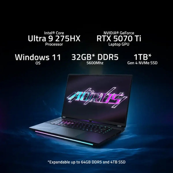 Laptop-GIGABYTE-AORUS-MASTER-16-BXH-Intel-Core-Ultra-9-Series-2-32GB-RAM-1TB-SSD-16-NVIDIA-GeForce-RTX-5070-Ti-Dark-Tide